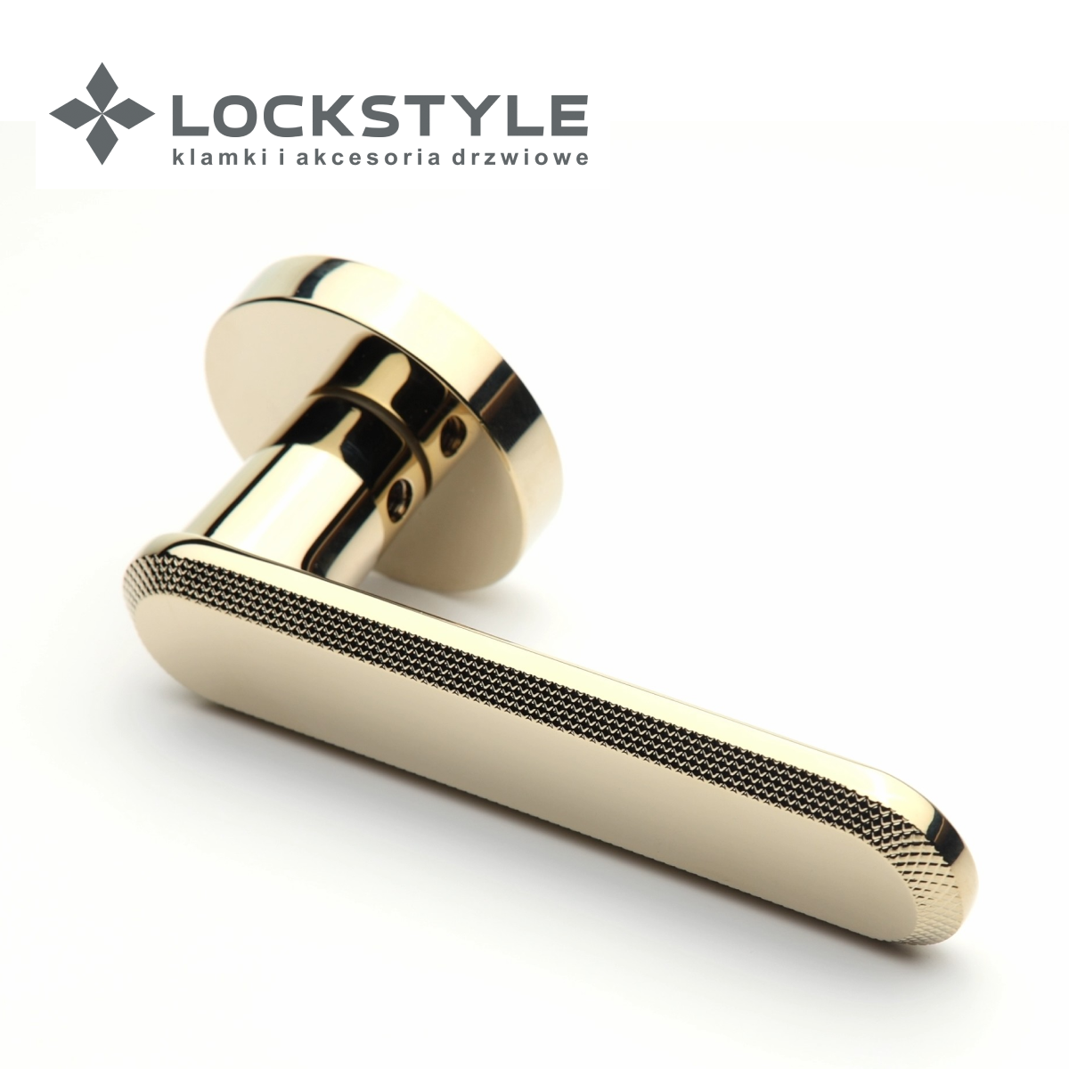 Ручки дверные LOCKSTYLE NOLA ZR GL (глянцевое золото PVD)